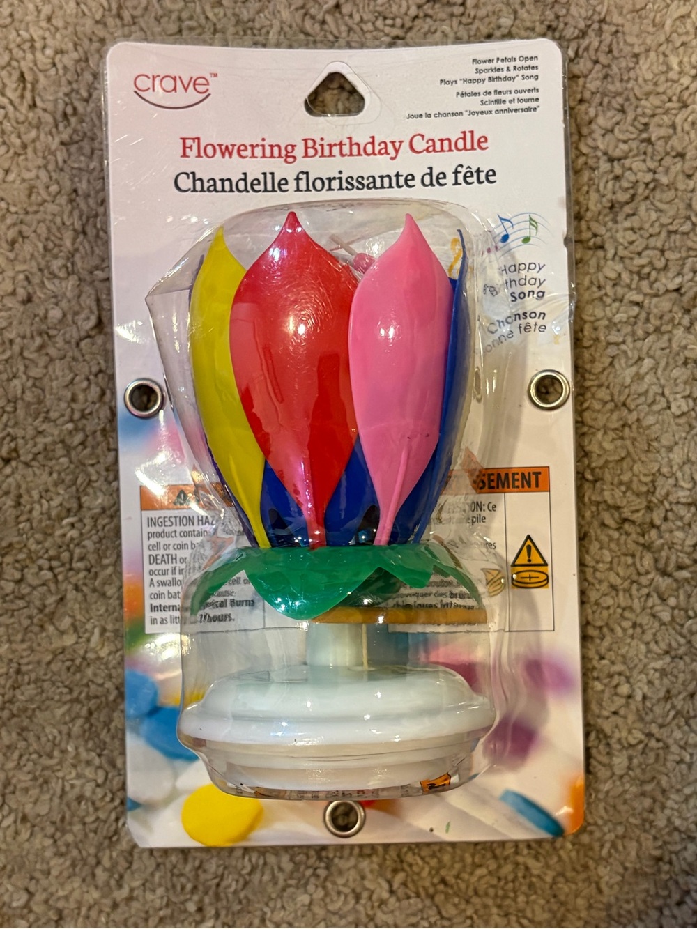 Crave Flowering Birthday Candle - New